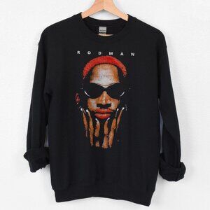 Vintage Dennis Rodman Sweatshirt, Dennis Rodman Pullover Sweaters Black Gift Fan